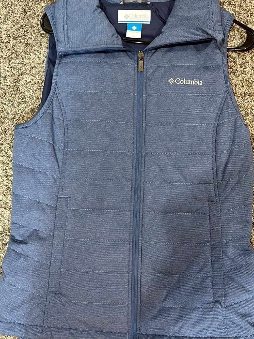 Columbia Women's Blue Quilted Vest